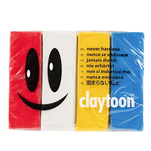 Claytoon Modeling Clay – Circus 1 lb Set – for Adult Use Only – Perfect for Claymation, Stop Motion, Models, and More! - color: Circus