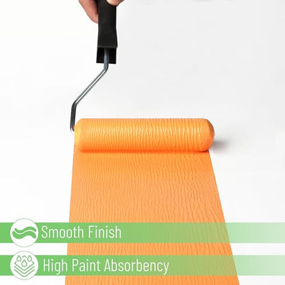 Bates- Foam Paint Roller Covers, 6", 10 Pack, White, High Density Foam Roller Paint - size: 10 Pack