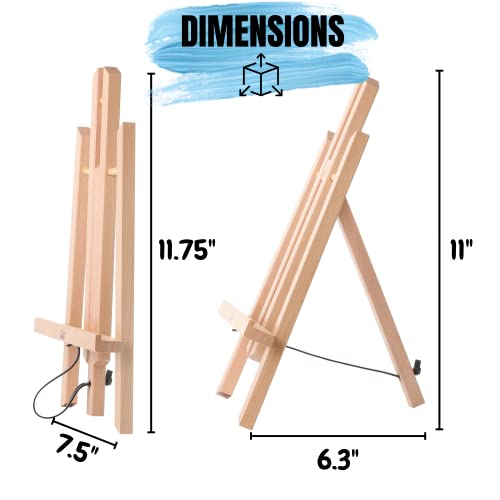 Mr. Pen- Small Easels for Painting, 11 Inch, Wooden