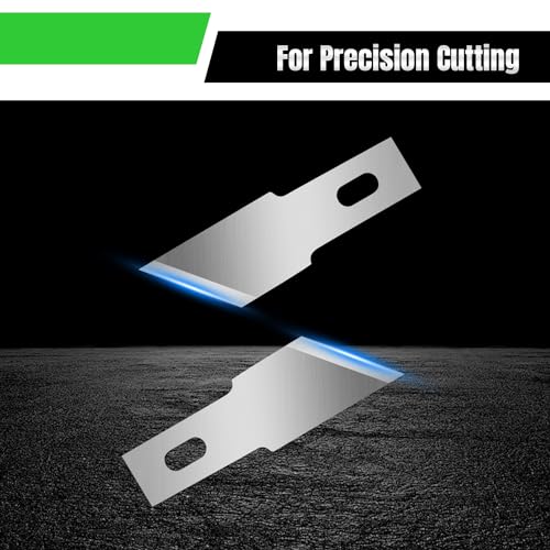 120 Pcs Exacto Knife Blades, #19 High Carbon Steel Hobby Knife Blade Refills Hobby Knife Replacement Blades for Craft, Scrapbooking, Stencil - size: #20