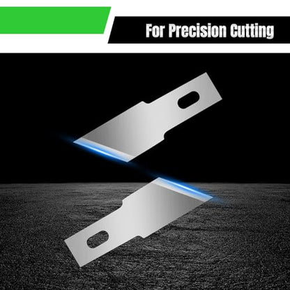 120 Pcs Exacto Knife Blades, #19 High Carbon Steel Hobby Knife Blade Refills Hobby Knife Replacement Blades for Craft, Scrapbooking, Stencil - size: #20