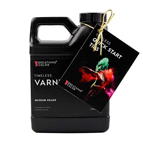 Timeless Archival Print Varnish - 1 Pint, Glossy Finish, Premium Canvas Coating, Water Based Fade Protection, 100 Years Certified Archival - size: Pint