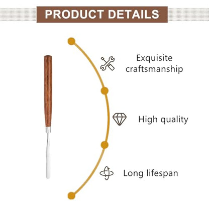 2 PCS Palette Knife Professional Paint Spatula | Pallet Knife, Stainless Steel, Wood Handle, For Oil, Canvas, Acrylic Painting, Color Mixing
