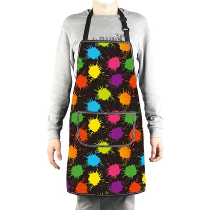 MBMSO Painting Artist Apron with Pockets Artist Painter Gifts Art Lover Gift for Art Teacher Student Painter Apron Waterproof - color: Love Art Apron-4