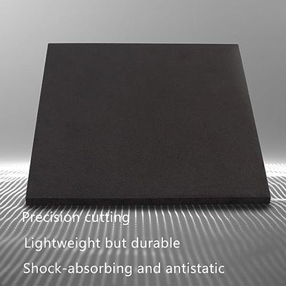 Acrux7 10mm EVA Foam Sheets, 13” x 78” EVA Foam Cosplay Foam, Black Foam Sheets for Crafting Model, Cosplay, DIY Projects