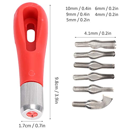 Linoleum Cutter Stamp Making Kit - Rubber Carving Tools | Lino Cutter Set, Block Printing Starter Set with Lino Cutters for DIY Crafts, Scrapbooking, Printmaking