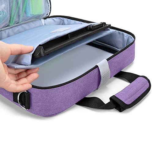 LUXJA Carrying Bag for A4 Light Pad and Diamond Painting Tools, Purple | Protective Case for Diamond Painting Light Box and Accessories, Bag Only - color: Purple