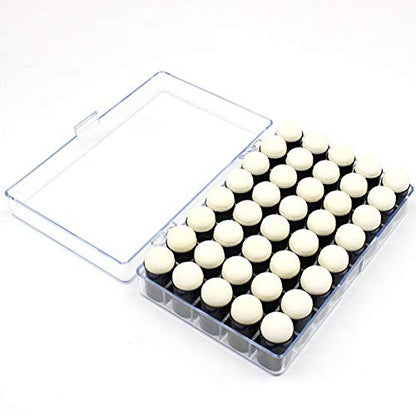40pcs Finger Sponge Daubers with Storage Box for Painting Chalk Ink Card Making Drawing DIY Craft Handmade Finger Painting Sponge Set Craft Drawing Sponge Dauber Set Painting Projects-Daubers