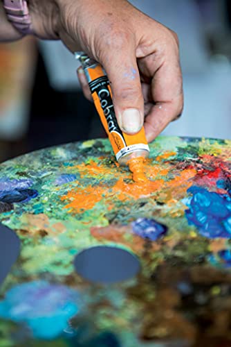 Cobra Artist Oil Colour, General Selection, 1.3 fl oz, 5 Count | Water-Mixable Oil Paint with High Pigmentation, High Lightfastness, No Harmful Solvents, Professional-Grade - size: 6.75 Fl Oz (Pack of 1)