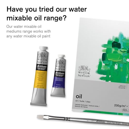 Winsor & Newton Artisan Linseed Oil, 75ml (2.5-oz) bottle | Creates Fatter Paint, Glossy Paint, Increases Flow/Dispersion, Slows Drying Time, Reduces Viscosity, Increases Transparency - color: Artisan Linseed Oil, style: 2.5-oz Bottle