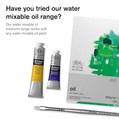 Winsor & Newton Artisan Linseed Oil, 75ml (2.5-oz) bottle | Creates Fatter Paint, Glossy Paint, Increases Flow/Dispersion, Slows Drying Time, Reduces Viscosity, Increases Transparency - color: Artisan Linseed Oil, style: 2.5-oz Bottle