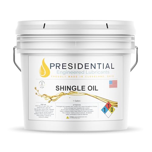Presidential Shingle Oil - Indoor & Outdoor Wood Sealer for Protection of Wood Surfaces - Reduces Weathering - Low Odor - Enhances Natural Appearance - Made in USA (1 Gallon) | Non Toxic – Low Odor – Reduces Weathering - Water Resistant - Enhances Natural