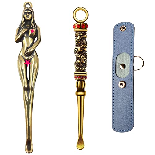 Yullmu 2Pcs Wax Carving Tools 3 Inch Clay Sculpting Tools Girl 2.68 Inch Clay Sculpting Tools Dragon Gemstone