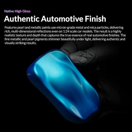 Gaahleri Kaleido Water-Based Acrylic Airbrush Paint Kit 24 Auto Color Set | Pre-Thinned, High Gloss, Fast-Drying, with Thinner & Cleaner - color: 24 Auto Colors Set