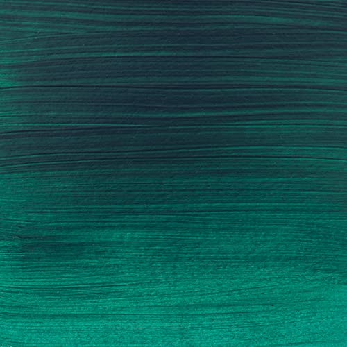 Amsterdam Standard Series Acrylic Paint Tube, Phthalo Green 675, 4 fl oz | Vibrant Color with Acrylic Resin Binder, High Lightfastness, Water-Based, Strong Coverage, Visible Brush Strokes - color: Phthalo Green, size: 4.05 Fl Oz (Pack of 1)
