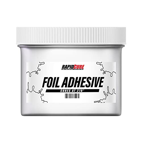 Rapid Cure Foil Adhesive Plastisol Ink - Screen Printing Ink, 5 Gallon | Cures At 270°F Vs. Standard 320°F - Bold Opaque Color, Non-Phthalate, CPSIA Safe, USA Made - Foil Adhesive - color: Foil Adhesive, size: 640 fl oz
