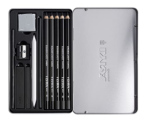 Lyra Rembrandt Charcoal Set - color: Charcoal Set, Assorted Pencils And Accessories