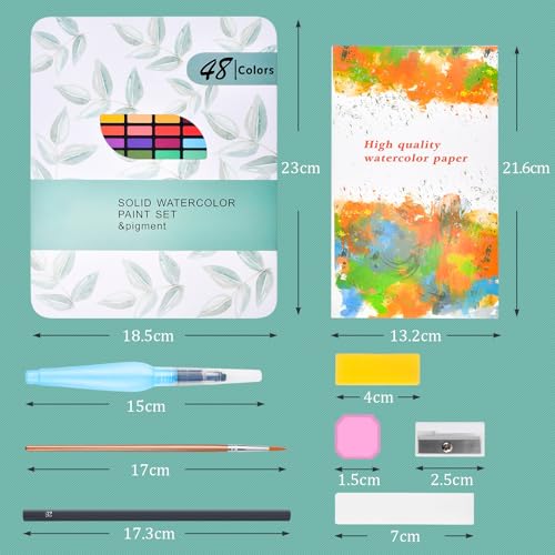 Stocking Stuffers Birthday Valentines Day Gifts Watercolors Paint Set