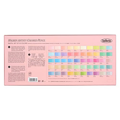 Holbein Artists' Colored Pencil Pastel Tone 50 Colors Set