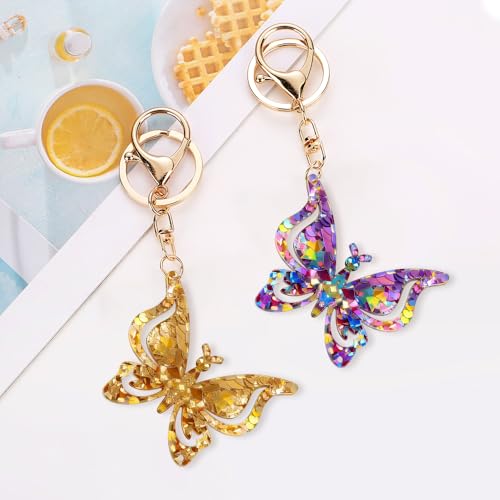 3D Butterfly Resin Mold Silicone Molds for Resin Casting Butterfly Silicone Mold DIY Keychain Pendant Bookmark Jewelry Mould Home Decorations Cute Animal Epoxy Molds for Crafts Candle Soap Moulds