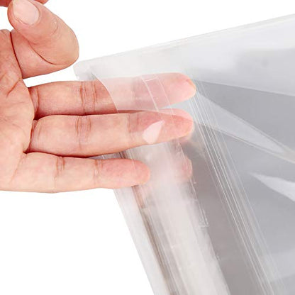 25 Pack Acid Free Crystal Sealed Clear Bags for 9x12 Art Prints, Photos | 1.496mil (Single Side), 9 3/8 Inches by 12 2/5 Inches - size: 9 inch x 12 inch