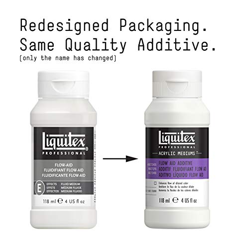 Liquitex Professional Effects Medium, 118ml (4-oz), Flow Aid - color: Flow Aid, size: 4 Fl Oz (Pack of 1), style: 4-oz