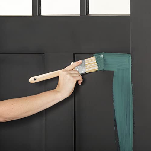Rust-Oleum Stops Rust Door & Trim Paint, Satin Vermont Green | Ultimate Durability on Metal, Wood and Fiberglass | Durable Chip and Fade Resistance | Smooth Finish | Indoor and Outdoor - color: Satin Vermont Green