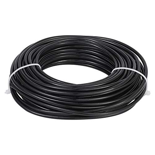 52 Feet 4mm Black Aluminum Wire Bendable Metal Craft Wire for Beading Sculpting Jewelry Making - color: Round-Black, size: 4mm