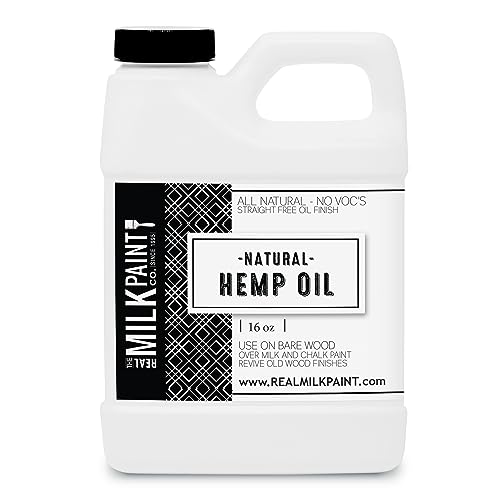 Real Milk Paint, Hemp Oil for Wood Finishing, Cutting Boards, Butcher Blocks, Countertops, Wood Utensils, Food Grade, 16 oz - size: 16 Ounce (Pack of 1)