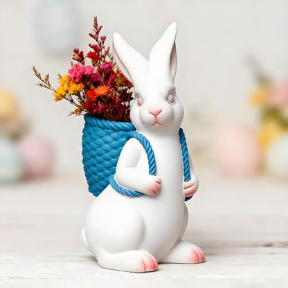 Rabbit Resin Silicone Molds 3D Small Animal molds for Epoxy Resin Casting Cute Bunny Backpack Candle Mold Home Decoration Easter DIY Crafts