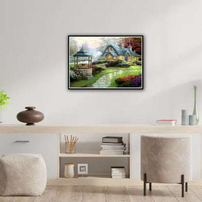 hill froeistung Landscape Scenery Diamond Art Painting Kits for Adults - color: HF-B013