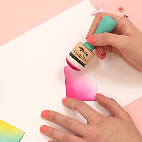 Craftelier - Replacement Round Foam Pads of 30 mm Diameter for Applying and Mixing Inks for Scrapbooking and Other Craft Projects | Compatible with Ink Blending Tool - size: Replacement Foam Refills of 30 mm