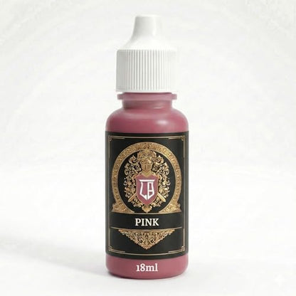 Ludus Bellum Miniature Paint Pink Color 18ml Precision Dropper Bottle | Professional Acrylic Paint for Miniatures & Models, Provides Quality Acrylic Tones and Shades for Warhammer 40K D&D Figures - color: Pink