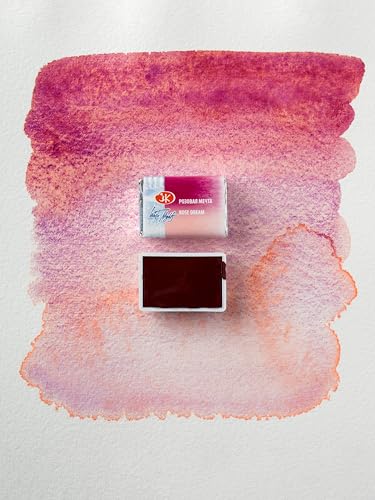 White Nights Limited Edition Granulation Metamorphoses Watercolor Collection of Professional Artist Grade Paints Vibrant Lightfast Colors by Nevskaya Palitra (Dream) - color: Dream