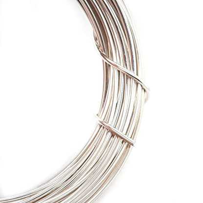 CRAFT WIRE 16 Gauge, 925 Sterling Silver Wire (Round) Dead Soft Made in USA - 10FT | Sterling Silver Wire for Jewelry Making, Wire Wrapping, Solid 925 Sterling Silver, High Quality Made in USA - size: 16 Gauge, style: 10 Feet