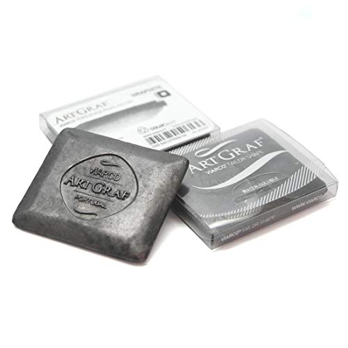 Art Graf Water-Soluble Tailors Chalk Square Disc, Graphite - color: Graphite