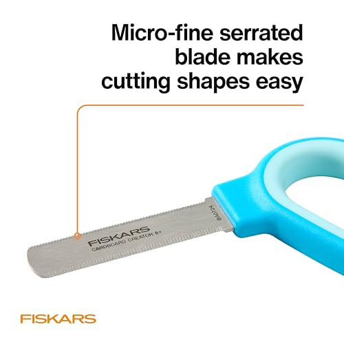 Fiskars 5" Kids Cardboard Creator, Safer Cardboard Cutting Tool - style: Cardboard Creator