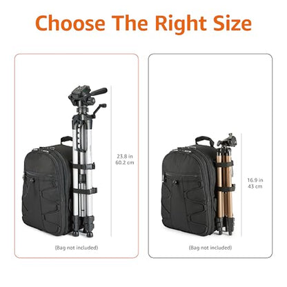 Amazon Basics 60-inch Lightweight DSLR Tripod with Bag, Black - size: 60-in, style: Tripod Only