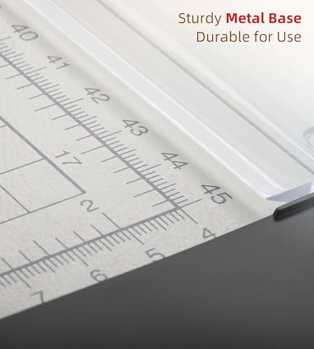 Firbon 15 Inch Rotary Paper Trimmer with Replaceable Blade | Heavy Duty 10-Sheet Capacity | Up to 15" Cutting | Cut Cardstock, Photo & Scrapbooking Crafts | Office, School & Home Use - size: 15-Inch
