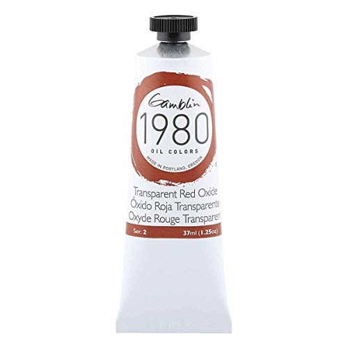 Gamblin 1980 Oil Trans Red Oxide 37Ml