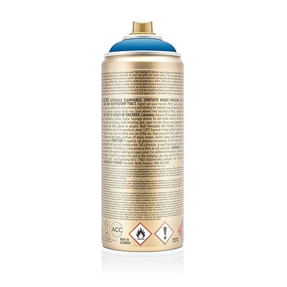 Montana Cans Montana GOLD 400 ml Color, Blue Magic Spray Paint (13.5 Fl Oz) (MXG-G5060) - color: Blue Magic, size: 13.5 Fl Oz (Pack of 1)