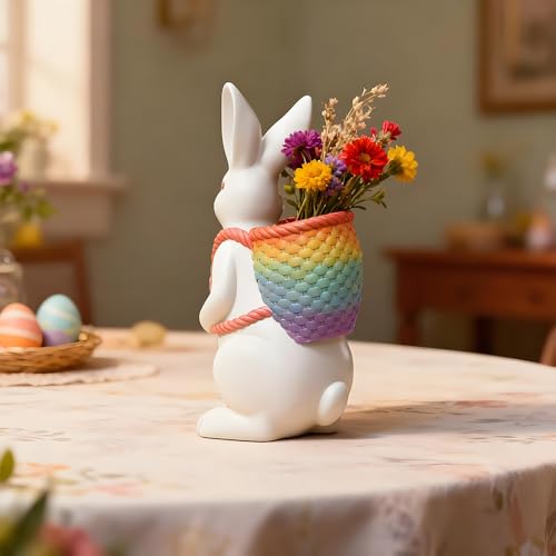Rabbit Resin Silicone Molds 3D Small Animal molds for Epoxy Resin Casting Cute Bunny Backpack Candle Mold Home Decoration Easter DIY Crafts