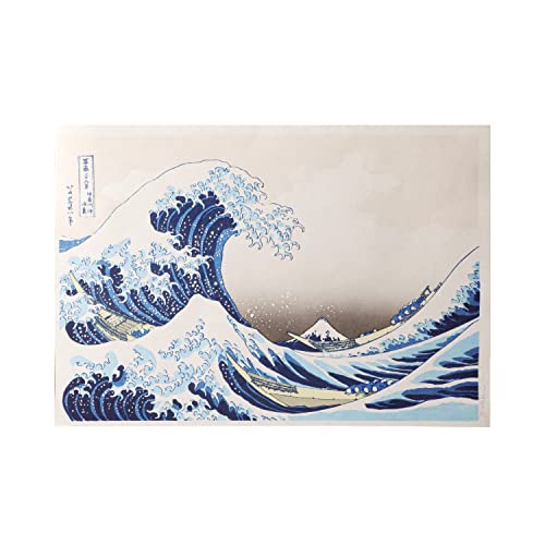 JAPAN MUSEUM, Katsushika Hokusai, Fine Wind Clear Weather Red Fuji | Japanese Fine Art | Ukiyo-e Artwork | Genuine Hand-printed Woodblock Print | Japanese Washi Paper 390mm x 260mm with Picture Frame A1 (hokusai-kanagawa) - color: hokusai-kanagawa