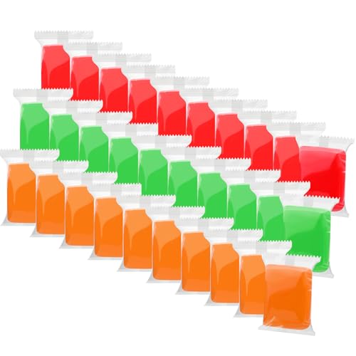 Air Dry Clay, 30 Packs Foam Clay, Soft Modeling Clay Super Light Weight Air Dry Clay Perfect for Arts Crafts - Red Green Orange - color: Red Green Orange