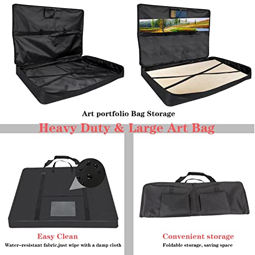 TreochtFUN Art Portfolio 23 X 31in - Portfolio Case A2 Heavy duty Soft Side - size: 23 x 31