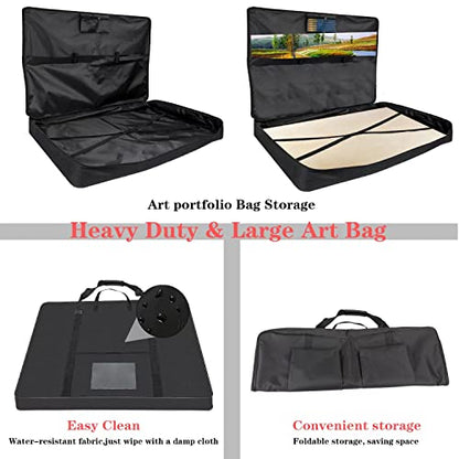 TreochtFUN Art Portfolio 23 X 31in - Portfolio Case A2 Heavy duty Soft Side - size: 23 x 31