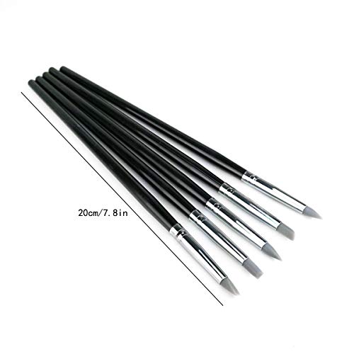 20Pcs Silicone Clay Sculpting Tool Clay Shaping Modeling Wipe Out Tools, Modeling Dotting Tool Pottery Sculpture Carving Tools