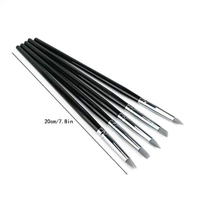 20Pcs Silicone Clay Sculpting Tool Clay Shaping Modeling Wipe Out Tools, Modeling Dotting Tool Pottery Sculpture Carving Tools