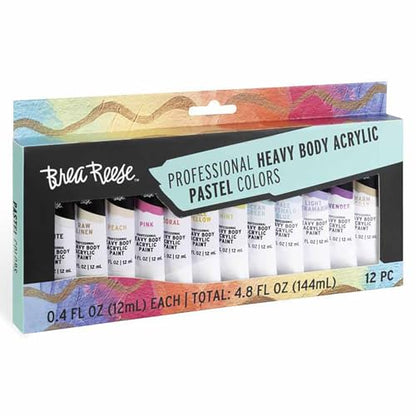Momenta Brea Reese Acrylic Paint Set 12/Pkg-Pastel