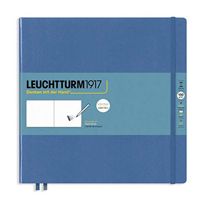 Leuchtturm1917 - Square Hardcover Sketchbook (Lilac) - 112 Pages of 150g/m² Paper - color: Lilac, size: Square